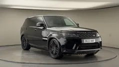 Santorini black Used 2021 Land Rover Range Rover Sport HSE SUV | £40,250 (Fair price)