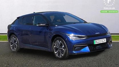 Begagnad Kia EV6 GT-Line 239 kW (325 HK) 2022 Blå SUV