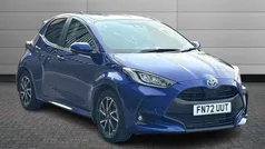 Blue Used 2022 Toyota Yaris Hybrid Design Hatchback | £17,291 (Fair price)