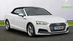 White Used 2018 Audi A5 Cabriolet S-Line Cabriolet | £17,899 (Fair price)