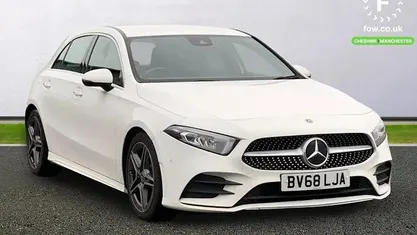 White Used 2019 Mercedes A250 AMG Line Premium Hatchback | £17,199 (Fair price)