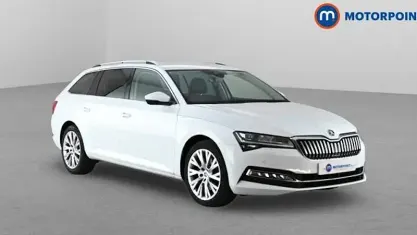 Used Skoda Superb SE L 150 HP (110 kW) 2023 White Estate