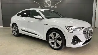 Used Audi e-tron Sportback S-Line 300 kW (408 HP) 2021 White SUV