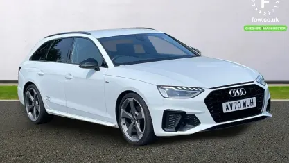 Used Audi A4 Black Edition 150 HP (110 kW) 2020 White Estate