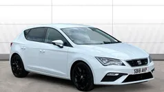 White Used 2018 Seat Leon FR Hatchback | £11,470 (Fair price)