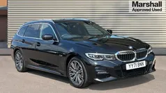 Black Used 2021 BMW 330e M Sport Estate | £23,433 (Fair price)