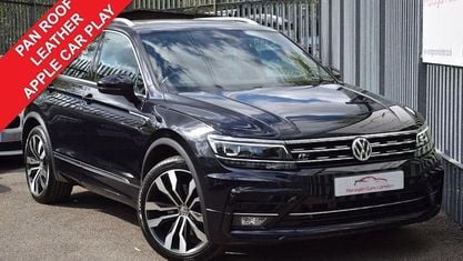 Usado VW Tiguan R-line 190 CV (139 kW) 2018 Negro SUV