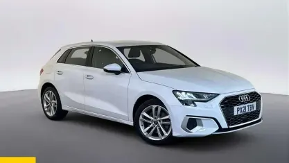 Used Audi A3 Sportback Sport 110 HP (80 kW) 2021 White Hatchback