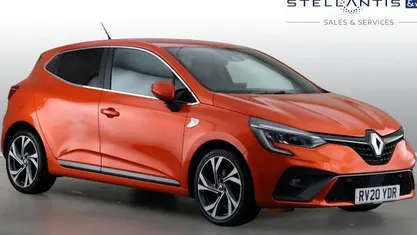 Used Renault Clio V RS Line 131 HP (96 kW) 2020 Orange Hatchback