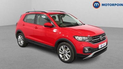 Używany VW T-Cross SE 95 KM (69 kW) 2020 Czerwony SUV
