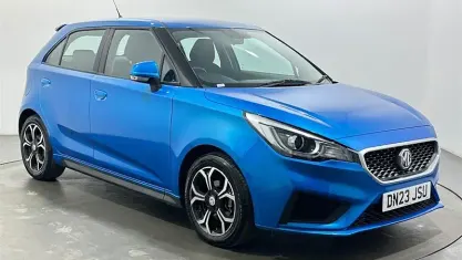 Used MG MG3 Excite 106 HP (77 kW) 2023 Blue Hatchback