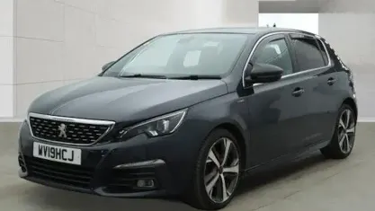 Used Peugeot 308 GT-line 131 HP (96 kW) 2019 Grey Hatchback