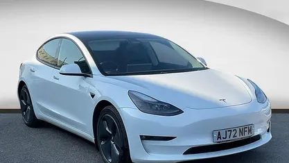 Used Tesla Model 3 Long Range AWD 366 kW (498 HP) 2022 White Sedan