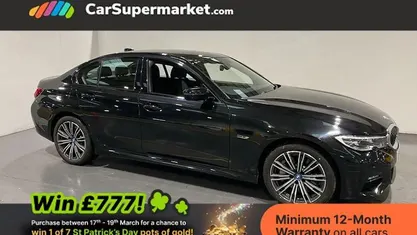 Used BMW 330e M Sport 292 HP (214 kW) 2021 Black Sedan