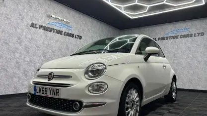 Used Fiat 500 Lounge 69 HP (50 kW) 2018 White Hatchback