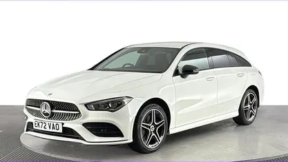 White Used 2022 Mercedes CLA250e Shooting Brake AMG Line Premium Estate | £20,560 (Good price)