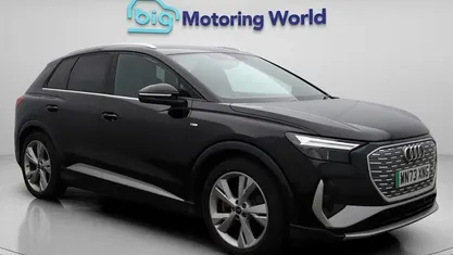 Black Used 2023 Audi Q4 e-tron S-Line SUV | £25,500 (Fair price)