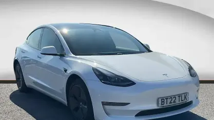 Used Tesla Model 3 Long Range AWD 366 kW (498 HP) 2022 White Sedan