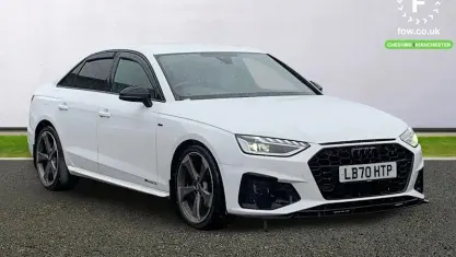 Used Audi A4 Black Edition 150 HP (110 kW) 2020 White Sedan
