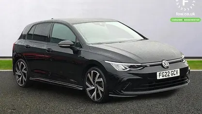 Used VW Golf VIII R-line 150 HP (110 kW) 2022 Black Hatchback