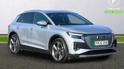 Used Audi Q4 e-tron S-Line 150 kW (204 HP) 2022 Silver SUV