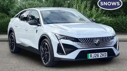 New Peugeot e-408 GT 158 kW (215 HP) 2025 White SUV