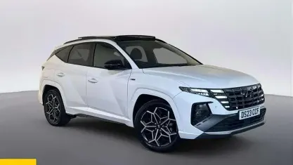 Gebraucht Hyundai Tucson N Line 265 PS (194 kW) 2023 Weiß SUV