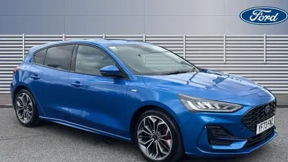 Used Ford Focus ST-Line X 125 HP (91 kW) 2023 Blue Hatchback