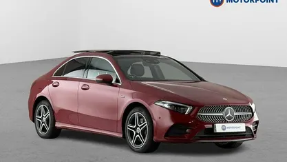 Red Used 2021 Mercedes A250 AMG Line Premium Plus Sedan | £21,299 (Fair price)