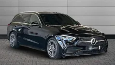 Black Used 2024 Mercedes C220 AMG line Estate | £32,793 (Fair price)