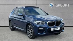 Blue Used 2018 BMW X3 M Sport SUV | £26,450 (Fair price)