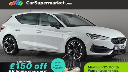 Used Cupra Leon 150 HP (110 kW) 2023 White Hatchback