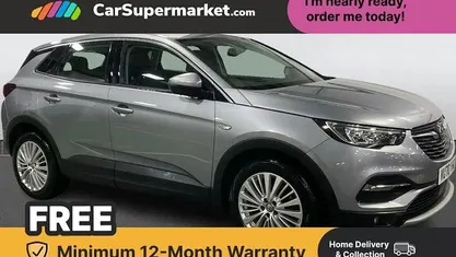 Used Vauxhall Grandland X Business Edition 131 HP (96 kW) 2021 Grey SUV