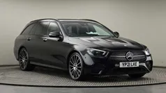 Obsidian black metallic finish Used 2021 Mercedes E220 AMG line Estate | £32,400