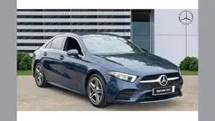 Blue Used 2021 Mercedes A200 AMG line Sedan | £17,722 (Fair price)