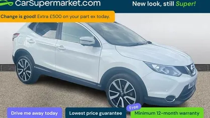 Used Nissan Qashqai Tekna 131 HP (96 kW) 2017 White SUV