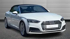 White Used 2018 Audi A5 Cabriolet S-Line Cabriolet | £17,995 (Fair price)