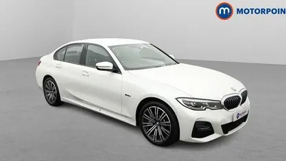 White Used 2021 BMW 330e M Sport Sedan | £20,299 (Fair price)