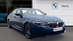 Blue Used 2021 BMW 530e M Sport Sedan | £23,597 (Fair price)