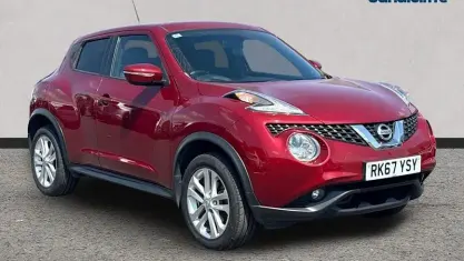 Used Nissan Juke N-Connecta 117 HP (86 kW) 2017 Red SUV