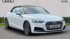 White Used 2018 Audi A5 Cabriolet S-Line Cabriolet | £18,378 (Fair price)