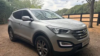 Used Hyundai Santa Fe Premium 197 HP (144 kW) 2014 Silver SUV