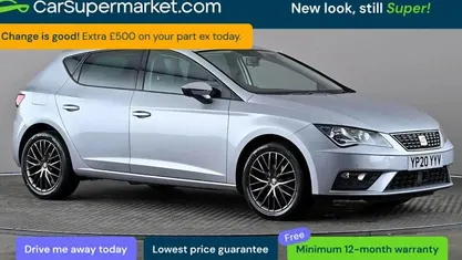 Used Seat Leon SE Dynamic 116 HP (85 kW) 2020 Silver Hatchback
