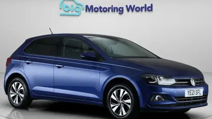 Used VW Polo Match 95 HP (69 kW) 2021 Blue Hatchback