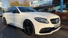 White Used 2017 Mercedes C63 AMG AMG Estate | £31,995 (A bit pricey)