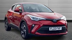 Scarlet flare Used 2022 Toyota C-HR Design SUV | £20,995 (Fair price)