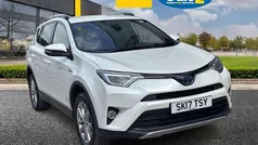 White Used 2017 Toyota RAV4 Hybrid SUV | £14,495 (Fair price)