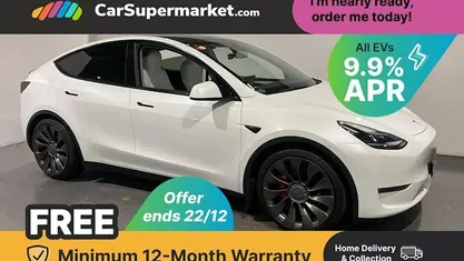 White Used 2023 Tesla Model Y Performance SUV | £30,697 (Fair price)