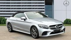 Silver Used 2023 Mercedes C300 AMG line Cabriolet | £35,688 (Fair price)