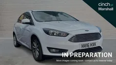 White Used 2016 Ford Focus Titanium Hatchback | £6,173 (Fair price)